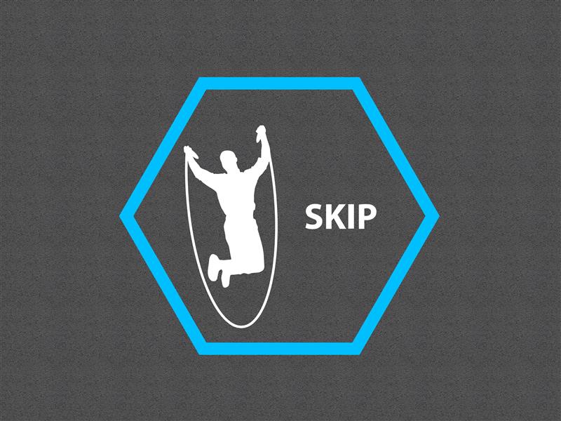 Technical render of a Skip Spot (Outline)
